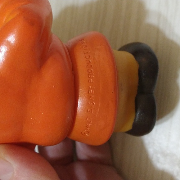 Vintage Snow White & The Seven Dwarfs "Sneezy" Squeaky Toy Rubber Figure - Picture 4 of 5